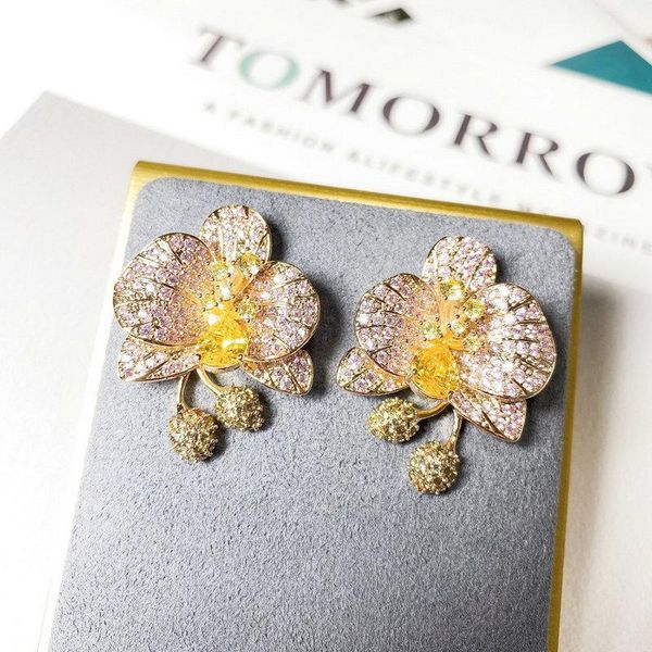 dangle & chandelier bilincolor fahion luxury pink flower earrings dangling for women, Silver
dangle & chandelier bilincolor fahion luxury pink flower earrings dangling for women, Silver