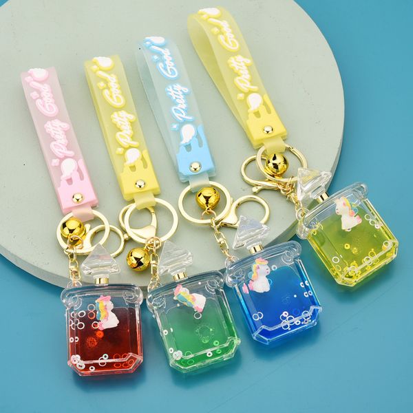 Acrylic Unicorn into oil bottle key chain jelly skin cord summer new schoolgirl schoolbag accessories
Acrylic Unicorn into oil bottle key chain jelly skin cord summer new schoolgirl schoolbag accessories