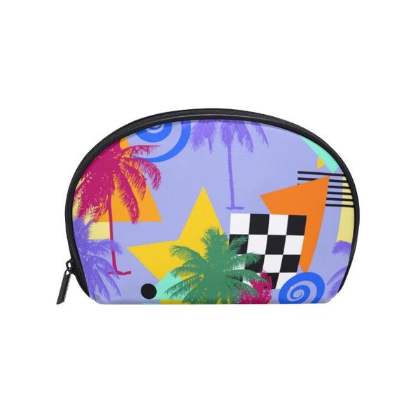 fengju multifuncition shell cosmetic bag purse half moon hanging travel toiletry pouch for girls woman purple palm bags & cases
fengju multifuncition shell cosmetic bag purse half moon hanging travel toiletry pouch for girls woman purple palm bags & cases