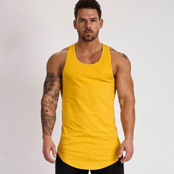 men' tank solid color bodybuilding men gym fitness workout cotton sleeveless t shirt clothing male summer casual undershirt vest, White;black
men' tank solid color bodybuilding men gym fitness workout cotton sleeveless t shirt clothing male summer casual undershirt vest, White;black