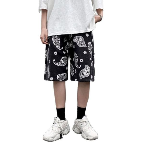 men's shorts summer beach men paisley print short man elastic waist bandana quick dry hip hop clothing 2021, White;black
men's shorts summer beach men paisley print short man elastic waist bandana quick dry hip hop clothing 2021, White;black