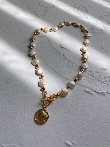 chains golden natural pearl chain necklaces for woman jewelry initial necklace, Silver
chains golden natural pearl chain necklaces for woman jewelry initial necklace, Silver