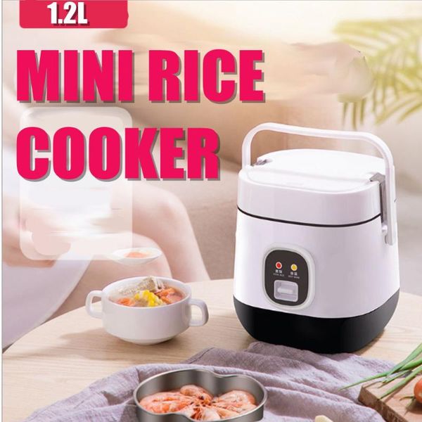 1.2l 350w mini electric rice cooker 2 layers heating steamer multifunction meal cooking soup pot 1-2 people lunch box 220v cookers
1.2l 350w mini electric rice cooker 2 layers heating steamer multifunction meal cooking soup pot 1-2 people lunch box 220v cookers
