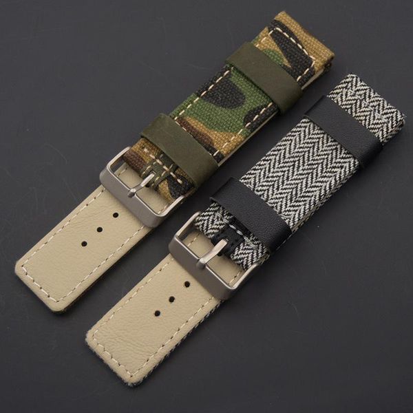 watch bands 2021 design nylon + leather 22 24 mm watchband universal bracelet band straps for brand wristband, Black;brown
watch bands 2021 design nylon + leather 22 24 mm watchband universal bracelet band straps for brand wristband, Black;brown