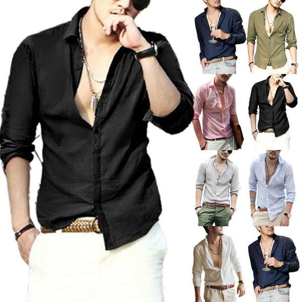 men's casual shirts men 2021 office solid long sleeve plain shirt summer classic style mens, White;black
men's casual shirts men 2021 office solid long sleeve plain shirt summer classic style mens, White;black