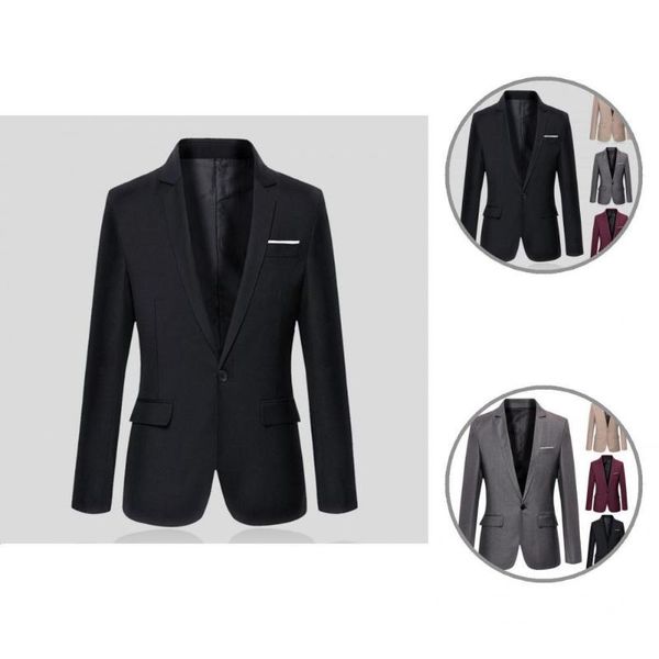 men's suits & blazers fashion business blazer outwear men single breasted windproof button slim, White;black
men's suits & blazers fashion business blazer outwear men single breasted windproof button slim, White;black