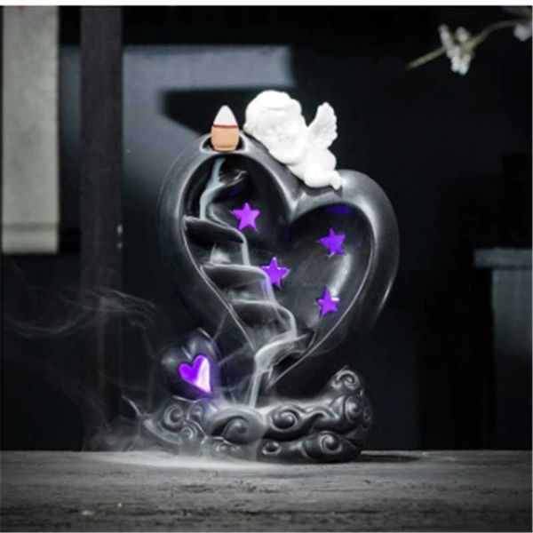 fragrance lamps angel backflow incense burner with led light smoke waterfall base living room home decor christmas gift
fragrance lamps angel backflow incense burner with led light smoke waterfall base living room home decor christmas gift