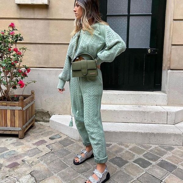 women's two piece pants casual hollow v-neck pullover and loose high waist sets women long sleeve set pocket trousers 2021, White
women's two piece pants casual hollow v-neck pullover and loose high waist sets women long sleeve set pocket trousers 2021, White