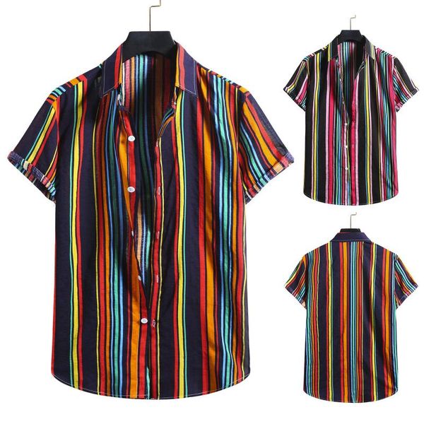 men's casual shirts stripe men cotton linen print short sleeve button shirt blouse mens fashion vintage clothing camisa hombre, White;black
men's casual shirts stripe men cotton linen print short sleeve button shirt blouse mens fashion vintage clothing camisa hombre, White;black
