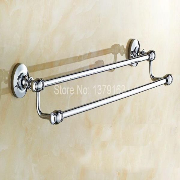 towel racks wall mount polished chrome bathroom double bar rail rack holder fitting accessory aba802
towel racks wall mount polished chrome bathroom double bar rail rack holder fitting accessory aba802