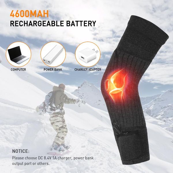 heated knee brace support portable rechargeable heating pad for pain relief 3 adjustable heat setting elbow & pads, Black;gray
heated knee brace support portable rechargeable heating pad for pain relief 3 adjustable heat setting elbow & pads, Black;gray