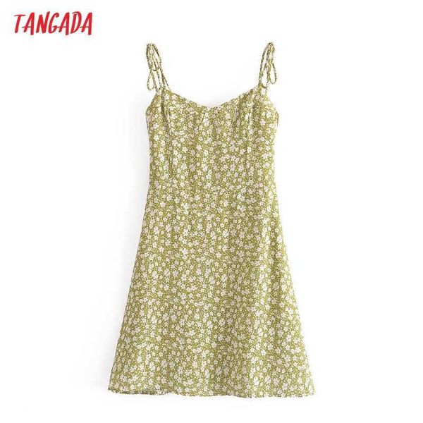 tangada fashion women green flowers print strap dress sleeveless backless female casual dress 6m31 210609, Black;gray
tangada fashion women green flowers print strap dress sleeveless backless female casual dress 6m31 210609, Black;gray