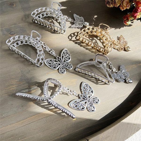 hair clips & barrettes masa ins style fashion niche butterfly love pendant hairpin three-dimensional chain horsetail clip headdress 2021, Golden;silver
hair clips & barrettes masa ins style fashion niche butterfly love pendant hairpin three-dimensional chain horsetail clip headdress 2021, Golden;silver