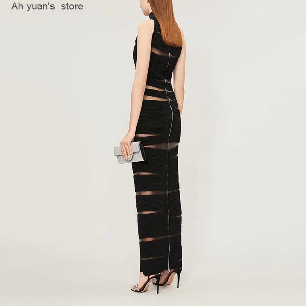 casual dresses ah yuan 2021 summer black lace bandage dress women sleeveless hollowout club extra long celebrity evening party, Black;gray
casual dresses ah yuan 2021 summer black lace bandage dress women sleeveless hollowout club extra long celebrity evening party, Black;gray