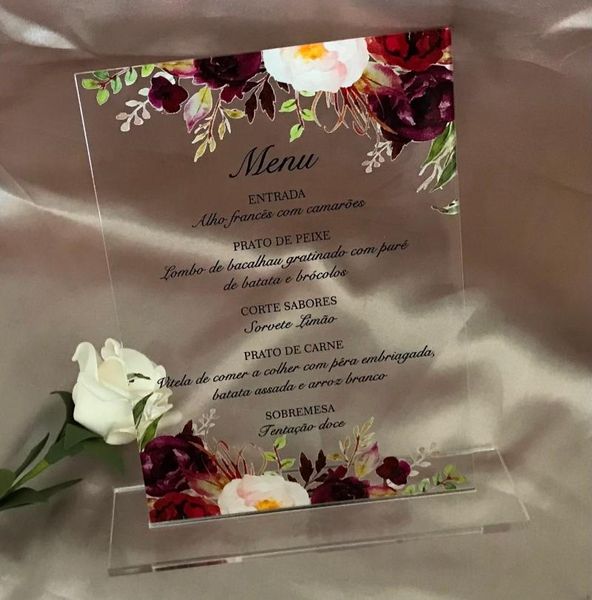 greeting cards burgundy red acrylic wedding menu with standing base,acrylic menu,acrylic invitations,10pcs custom invitations
greeting cards burgundy red acrylic wedding menu with standing base,acrylic menu,acrylic invitations,10pcs custom invitations
