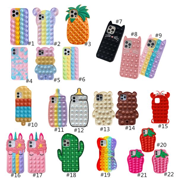 unicorn cases cat bear pineapple lobster relief pop it fidget push phone case soft silicone cover for iphone 11 12 pro max xs x xr 7 8 plus
unicorn cases cat bear pineapple lobster relief pop it fidget push phone case soft silicone cover for iphone 11 12 pro max xs x xr 7 8 plus