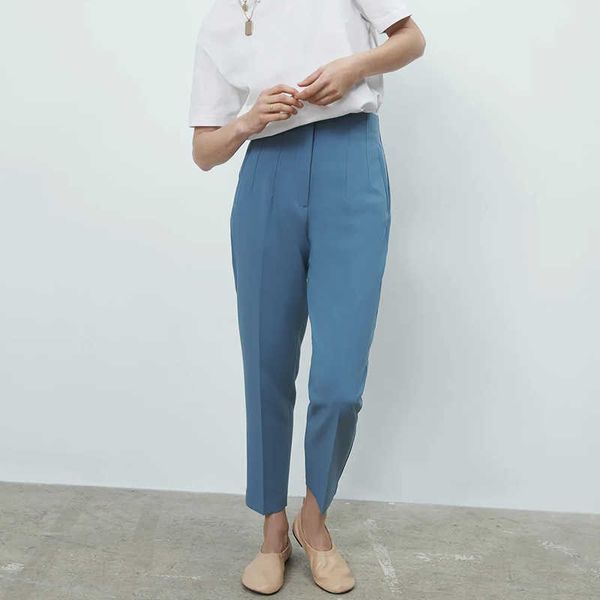 za pants spring casual chic women pantss fashion high-waist office street pants 210915, Black;white
za pants spring casual chic women pantss fashion high-waist office street pants 210915, Black;white