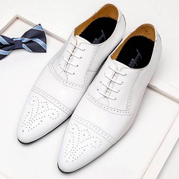 dress shoes british designer genuine leather men's banquet wedding oxfords pointed toe man formal semi brogues for bridal fwl256, Black
dress shoes british designer genuine leather men's banquet wedding oxfords pointed toe man formal semi brogues for bridal fwl256, Black