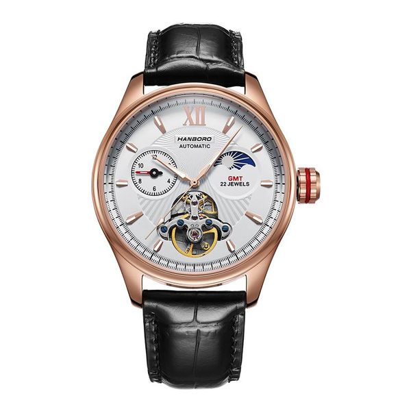 wristwatches hanboro automatic men watches gmt waterproof male mechanical hollow out luminous man watch, Slivery;brown
wristwatches hanboro automatic men watches gmt waterproof male mechanical hollow out luminous man watch, Slivery;brown