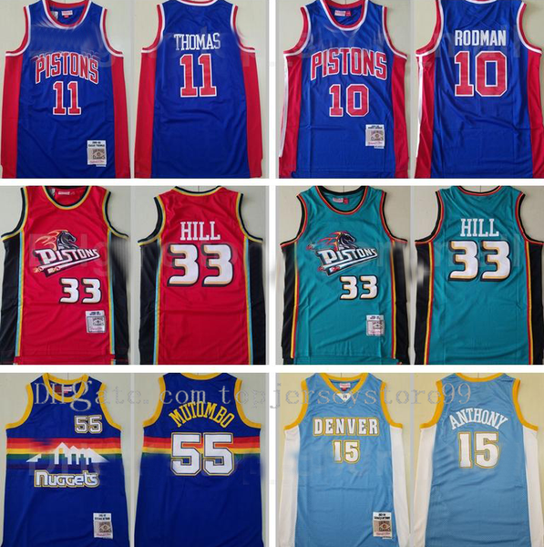 100% stitched isiah thomas jersey 11 dennis rodman 10 grant hill 33 dikembe mutombo 55 carmelo anthony 15 mitchell and ness basketball, Black;red
100% stitched isiah thomas jersey 11 dennis rodman 10 grant hill 33 dikembe mutombo 55 carmelo anthony 15 mitchell and ness basketball, Black;red