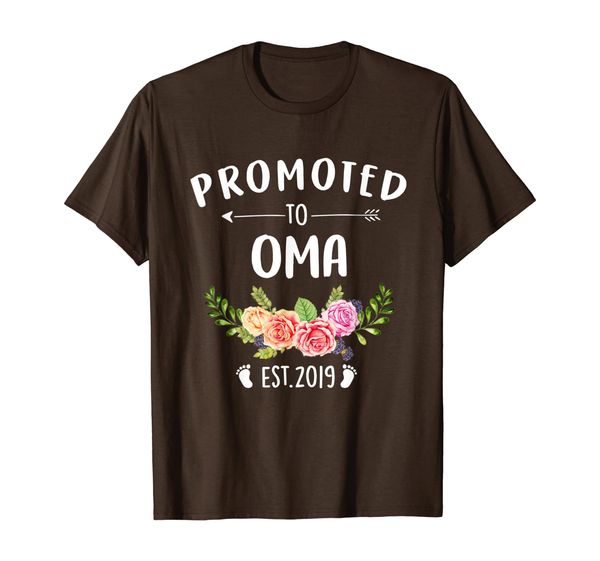 promoted to oma est 2019 new oma t-shirt mothes day, White;black 
promoted to oma est 2019 new oma t-shirt mothes day, White;black