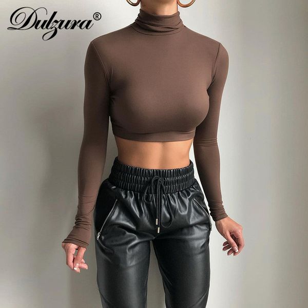 solid women long sleeve tshirt crop turtleneck bodycon streetwear 2021 autumn winter clothes elegant party club, Black;white
solid women long sleeve tshirt crop turtleneck bodycon streetwear 2021 autumn winter clothes elegant party club, Black;white