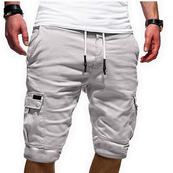 men's shorts 2021 green cargo summer bermudas male flap pockets jogger casual working army tactical trousers, White;black
men's shorts 2021 green cargo summer bermudas male flap pockets jogger casual working army tactical trousers, White;black