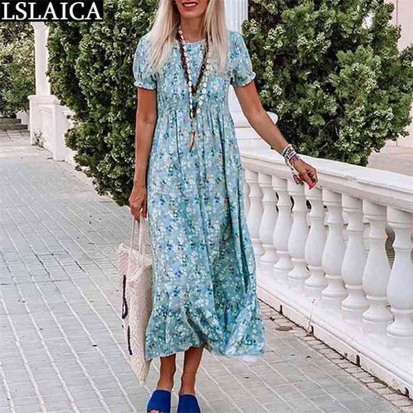 summer dress for women short sleeve floral print casual midi bohemian fashion beach holiday streetwear chic female 210515, Black;gray
summer dress for women short sleeve floral print casual midi bohemian fashion beach holiday streetwear chic female 210515, Black;gray