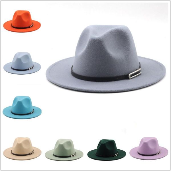 wide brim hats fedora for women men panama cap solid woolen felt vintage wedding formal winter weeding party hat, Blue;gray
wide brim hats fedora for women men panama cap solid woolen felt vintage wedding formal winter weeding party hat, Blue;gray