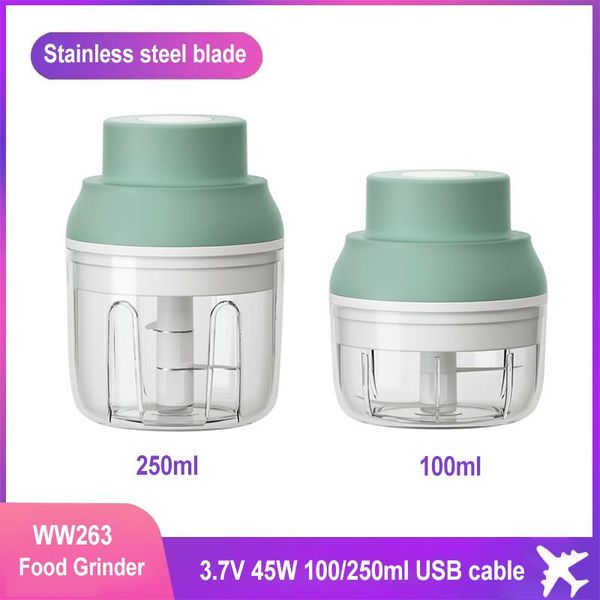 food processors usb wireless electric chopper blender garlic masher press vegetable chili meat grinder crusher 100/250ml
food processors usb wireless electric chopper blender garlic masher press vegetable chili meat grinder crusher 100/250ml