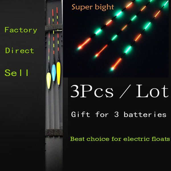 3pcs/lot fishing float electric floats led luminous floaters composite nano plastic bobbers accessory accessories
3pcs/lot fishing float electric floats led luminous floaters composite nano plastic bobbers accessory accessories