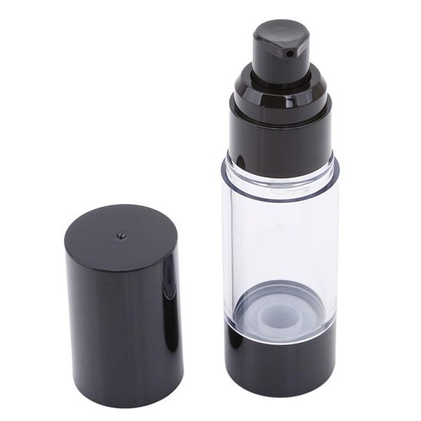 storage bottles & jars plastic portable airless bottle cosmetic treatment pump travel empty container perfume black cap
storage bottles & jars plastic portable airless bottle cosmetic treatment pump travel empty container perfume black cap