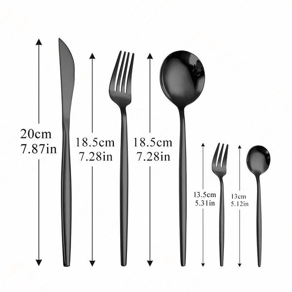 tableware black stainless steel cutlery set forks knives spoons kitchen home dinner fork spoon knife gold dinnerware sets
tableware black stainless steel cutlery set forks knives spoons kitchen home dinner fork spoon knife gold dinnerware sets