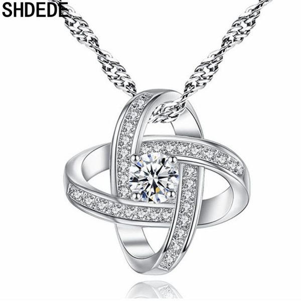 crystal pendant necklace women female fashion party jewelry anniversary gift classic cubic zirconia accessories -wh43 necklaces, Silver
crystal pendant necklace women female fashion party jewelry anniversary gift classic cubic zirconia accessories -wh43 necklaces, Silver
