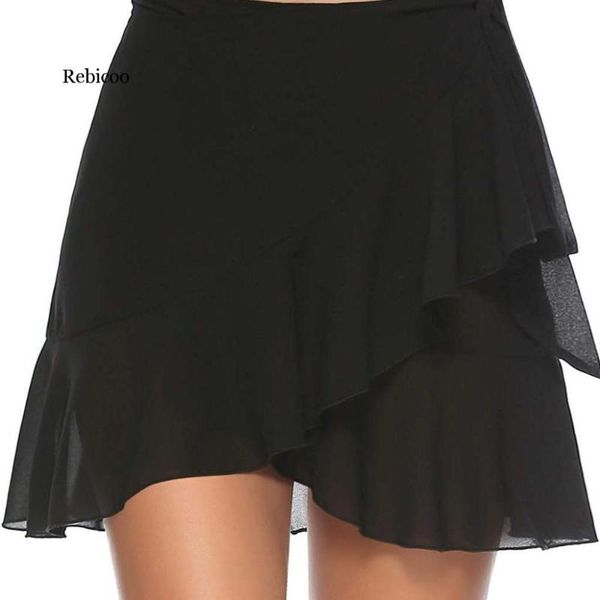 skirts women's fashion swimsuit beach chiffon lotus leaf edge short skirt floral summer faldas mujer, Black
skirts women's fashion swimsuit beach chiffon lotus leaf edge short skirt floral summer faldas mujer, Black
