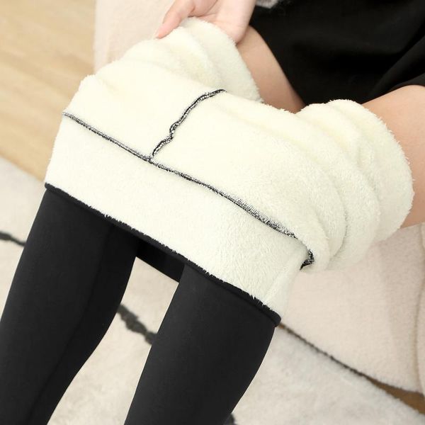 women's leggings warm winter women keep high waist velvet casual leggins thicken thermal legging stacked, Black
women's leggings warm winter women keep high waist velvet casual leggins thicken thermal legging stacked, Black