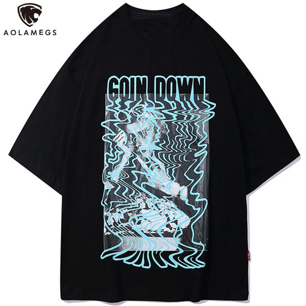 men's polos aolamegs hit color graffiti image of vintage printed oversized male casual t-shirt high-street fashion streetwear shirts, White;black
men's polos aolamegs hit color graffiti image of vintage printed oversized male casual t-shirt high-street fashion streetwear shirts, White;black