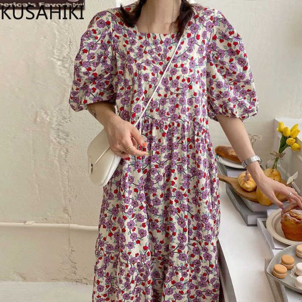 kusahiki woman dress korean floral causal a-line dresses summer puff short sleeve o-neck vestidos de mujer 6g962 210602, Black;gray
kusahiki woman dress korean floral causal a-line dresses summer puff short sleeve o-neck vestidos de mujer 6g962 210602, Black;gray