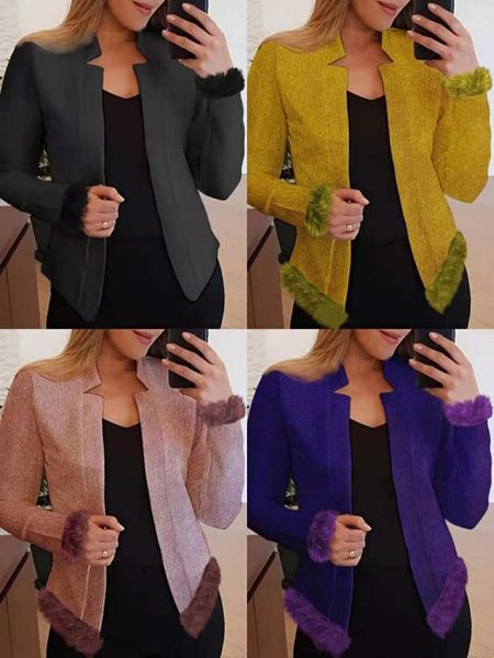 women's wool & blends casual women coat velvet thick 2021 autumn winter jacket cardigan warm long sleeve parka female clothing, Black
women's wool & blends casual women coat velvet thick 2021 autumn winter jacket cardigan warm long sleeve parka female clothing, Black