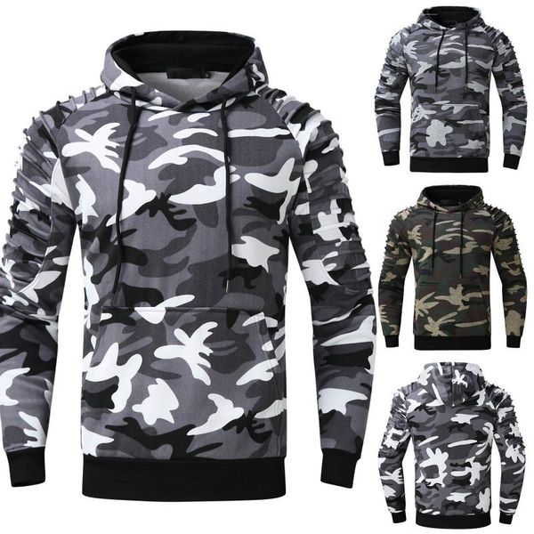 men's hoodies & sweatshirts camouflage print hoodie men striped pleated raglan logn sleeve hooded pullover 2021 autumn casual streetw, Black
men's hoodies & sweatshirts camouflage print hoodie men striped pleated raglan logn sleeve hooded pullover 2021 autumn casual streetw, Black