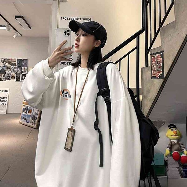 guochao leisure lazy wind hip hop new sweater female student korean loose round neck autumn winter plush coat, Black
guochao leisure lazy wind hip hop new sweater female student korean loose round neck autumn winter plush coat, Black