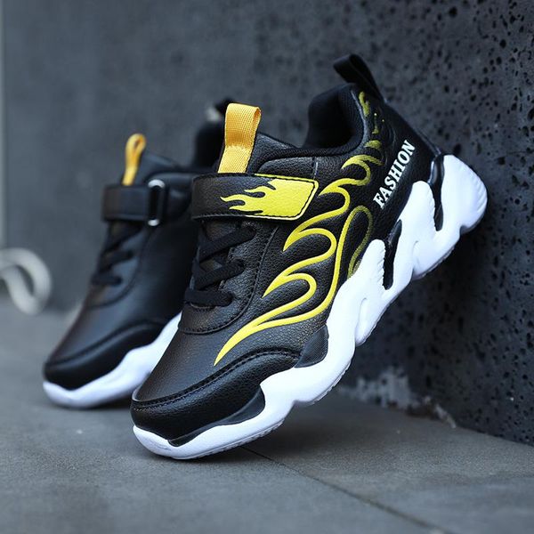 sneakers cool youth boy shoes outdoor leather for boys soft bottom sport children fashion kids running, Black;red
sneakers cool youth boy shoes outdoor leather for boys soft bottom sport children fashion kids running, Black;red