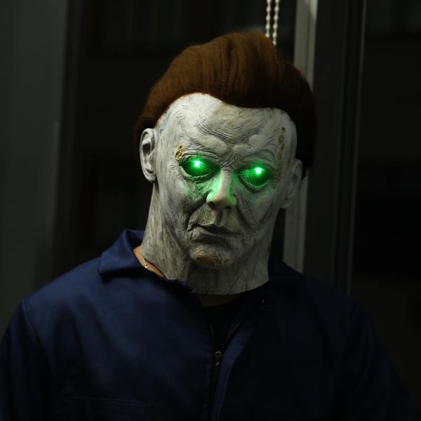party masks horror michael myers led halloween kills mask cosplay scary killer full face latex helmet costume props
party masks horror michael myers led halloween kills mask cosplay scary killer full face latex helmet costume props