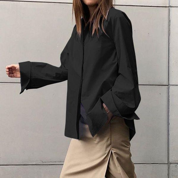 women's blouses & shirts celmia women and 2021 autumn stylish long sleeve casual white loose lapel elegant office ol blusas femininas
women's blouses & shirts celmia women and 2021 autumn stylish long sleeve casual white loose lapel elegant office ol blusas femininas