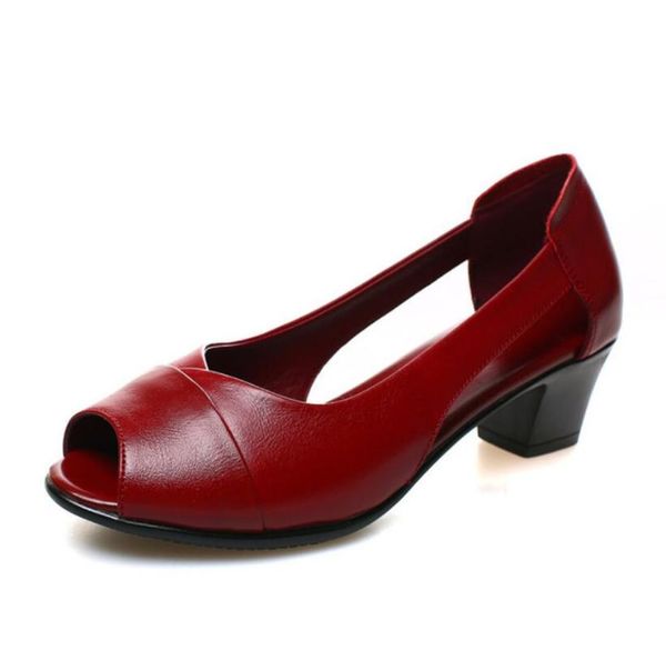 dress shoes 2021 summer genuine leather comfortable ladies mid heel sandals women hollow peep toe square gladiator woman, Black
dress shoes 2021 summer genuine leather comfortable ladies mid heel sandals women hollow peep toe square gladiator woman, Black