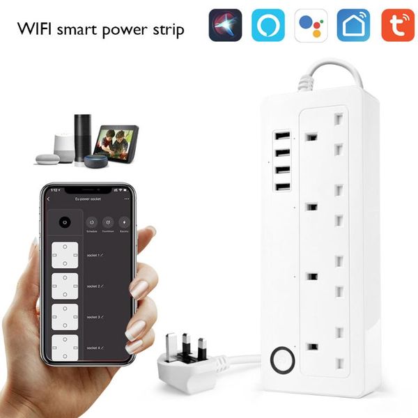 smart power plugs wifi socket 16a uk outlets plug with 4 usb charging port timing app remote voice control for alexa google home
smart power plugs wifi socket 16a uk outlets plug with 4 usb charging port timing app remote voice control for alexa google home