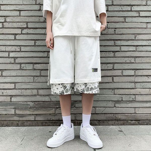 men's shorts printed straight 2021 fashion woman korean streetwear male hip hop pants clothing men, White;black
men's shorts printed straight 2021 fashion woman korean streetwear male hip hop pants clothing men, White;black
