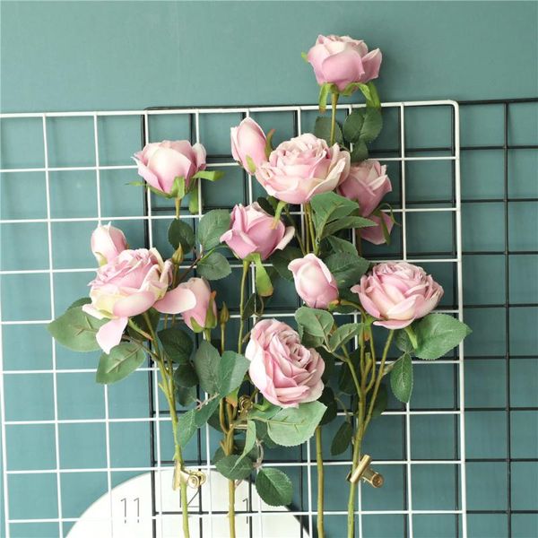 decorative flowers & wreaths 3-head artificial rose bouquet simulation flower home office table centerpiece wedding festival floral decor
decorative flowers & wreaths 3-head artificial rose bouquet simulation flower home office table centerpiece wedding festival floral decor
