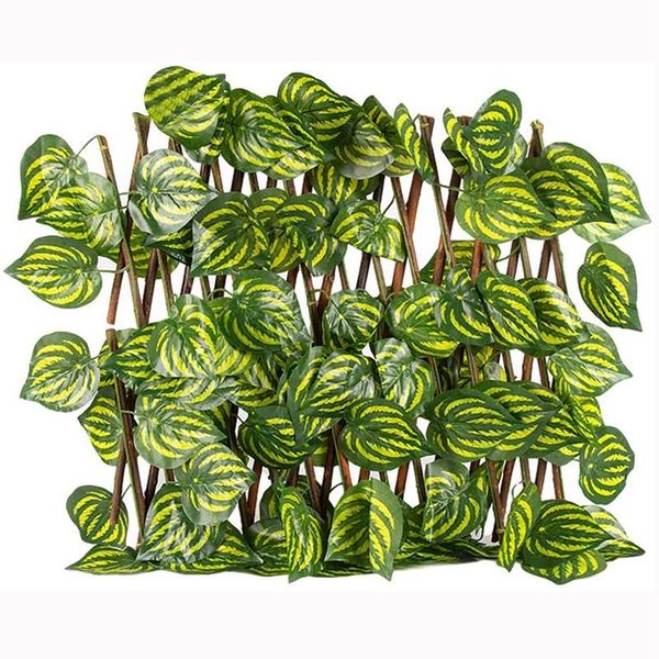 artificial garden grid fence expandable watermelon leaf wooden vine climbing frame fencing, trellis & gates
artificial garden grid fence expandable watermelon leaf wooden vine climbing frame fencing, trellis & gates