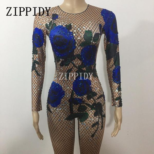 women's jumpsuits & rompers fashion blue rose flower printed colorful rhinestones bodysuit performance party birthday celebrate shining, Black;white
women's jumpsuits & rompers fashion blue rose flower printed colorful rhinestones bodysuit performance party birthday celebrate shining, Black;white